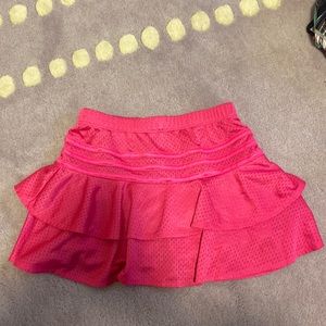 Girls hot pink skirt